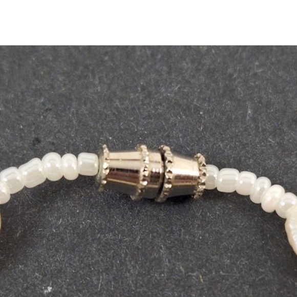 Vintage Mother of Pearl Tassel and Pearl Necklace - Picture 8 of 8